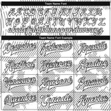 Custom White Black 3D Pattern Design Bomber Full-Snap Varsity Letterman Jacket