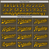 Custom Olive Gold-Black Bomber Full-Snap Varsity Letterman Two Tone Salute To Service Jacket