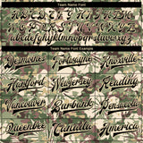Custom Camo Black-Cream Hawaii Palm Leaves 3DBomber Full-Snap Varsity Letterman Salute To Service Jacket