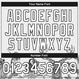 Custom White Black Merry Christmas Animals In Winter 3D Bomber Full-Snap Varsity Letterman Jacket