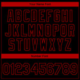 Custom Black Red Dragon 3D Pattern Design Bomber Full-Snap Varsity Letterman Jacket