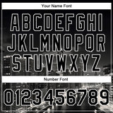 Custom Black White Chicago Illinois City Edition 3D Bomber Full-Snap Varsity Letterman Jacket