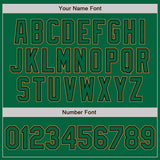 Custom Kelly Green Kelly Green Black-Old Gold Authentic Baseball Jersey