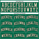 Custom Kelly Green Cream-Black Authentic Throwback Basketball Jersey