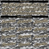 Custom Camo Black-Cream Salute To Service Long Sleeve Performance T-Shirt