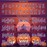 Custom 3D Pattern Halloween Pumpkins Horror Night Long Sleeve Performance T-Shirt
