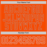 Custom Orange Orange-Gray Authentic Baseball Jersey