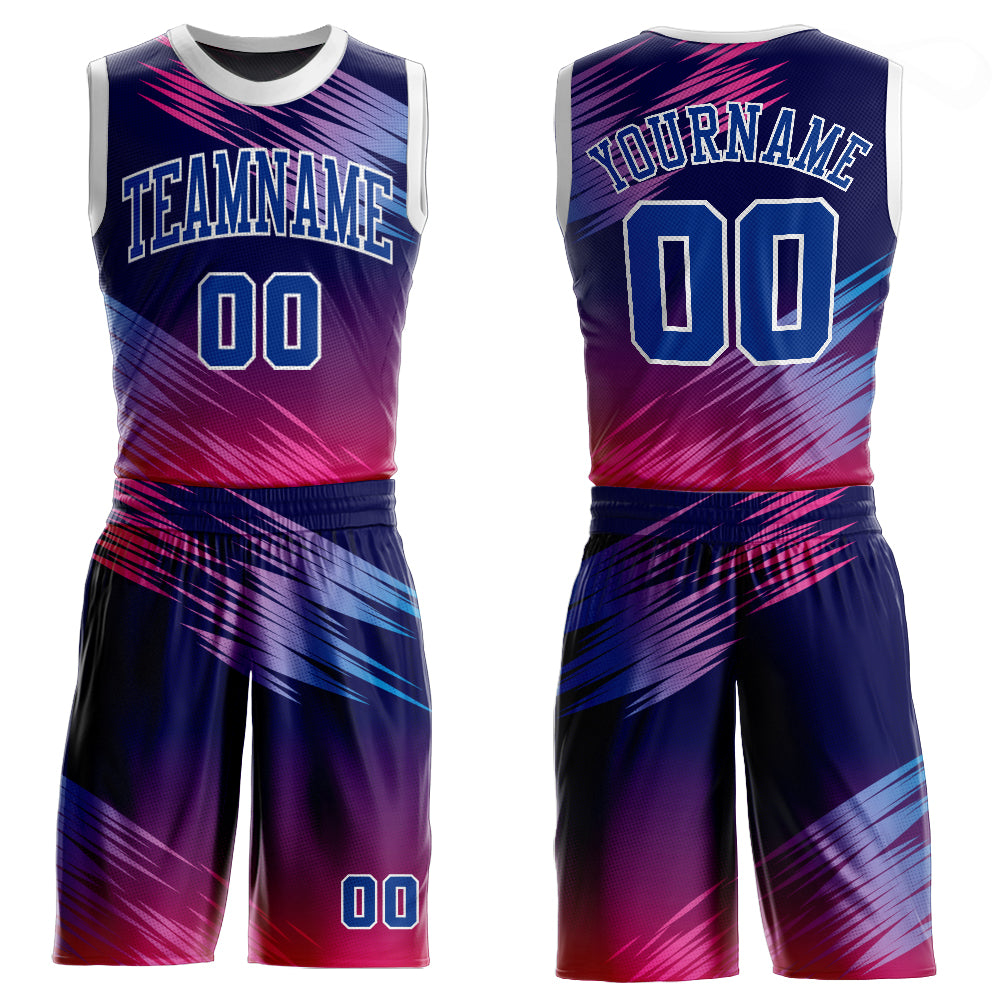custom pink basketball jersey
