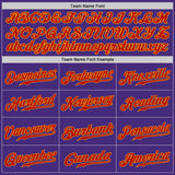 Custom Purple Red-Gold Authentic Baseball Jersey