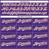 Custom Purple Pink-Black Authentic Baseball Jersey