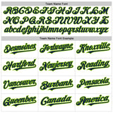 Custom White Neon Green-Navy Authentic Raglan Sleeves Baseball Jersey