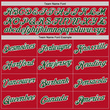 Custom Red Green-White Performance T-Shirt