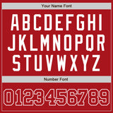 Custom Red Red-White Authentic Baseball Jersey
