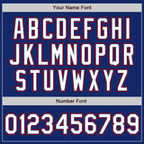 Custom Royal White-Red Authentic Baseball Jersey