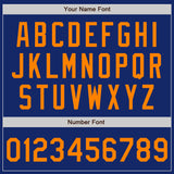 Custom Royal Bay Orange Authentic Baseball Jersey