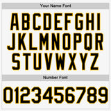 Custom White Black-Gold Authentic Sleeveless Baseball Jersey