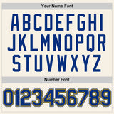 Custom Cream Royal-Gold Authentic Sleeveless Baseball Jersey