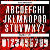 Custom Red White-Black Sublimation Soccer Uniform Jersey