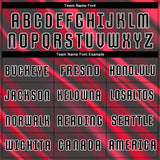 Custom Red Black-White Sublimation Soccer Uniform Jersey