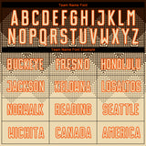 Custom Brown Cream-Orange Sublimation Soccer Uniform Jersey