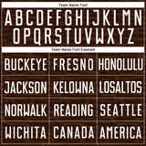 Custom Brown White Sublimation Soccer Uniform Jersey