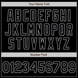 Custom Black Steel Gray Splash Ink Gray Authentic Baseball Jersey