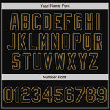 Custom Teal-Black Old Gold Authentic Split Fashion Baseball Jersey