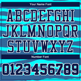 Custom Teal Navy-White Round Neck Sublimation Basketball Suit Jersey