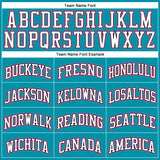 Custom Teal Pink-Black Authentic Throwback Basketball Jersey