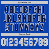 Custom Thunder Blue Gray-Navy Authentic Baseball Jersey