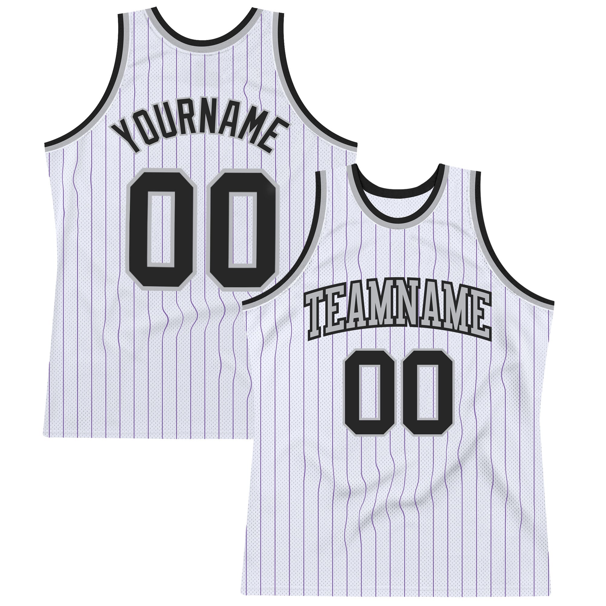 design purple and white basketball jersey