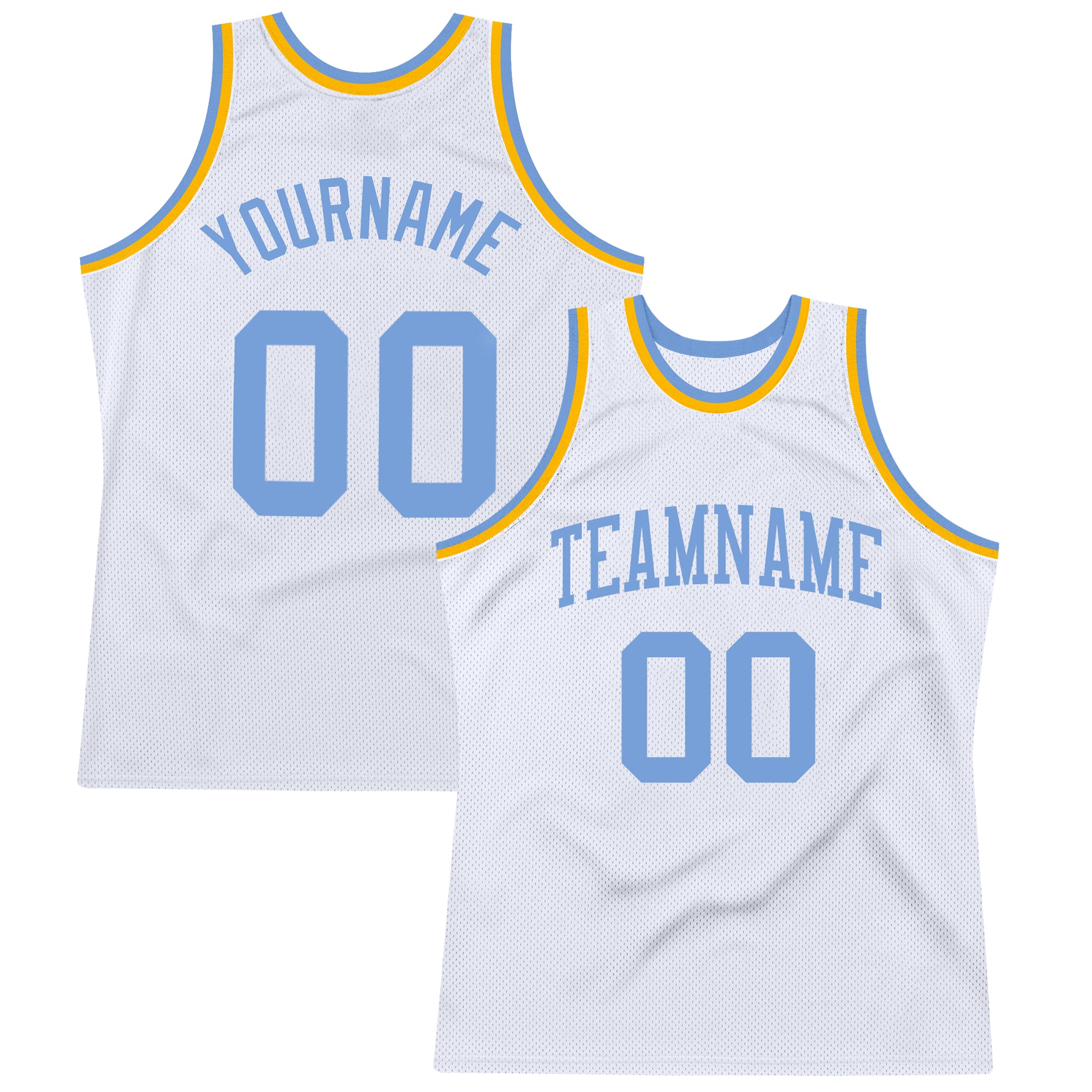 Basketball Jersey Uniform Design Color Sky Blue Personalized
