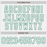 Custom White Kelly Green Authentic Baseball Jersey