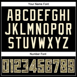 Custom Black Camo-Cream Authentic Throwback Rib-Knit Salute To Service Baseball Jersey Shirt