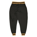 Custom Black Black-Old Gold Sports Pants