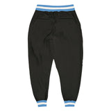 Custom Black Light Blue-White Sports Pants