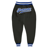 Custom Black Royal-White Sports Pants