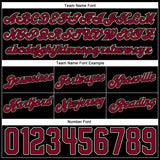 Custom Black Maroon-Cream Authentic Throwback Basketball Shorts