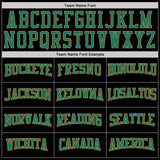 Custom Stitched Black Kelly Green-Old Gold Sports Pullover Sweatshirt Hoodie