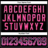 Custom Black Pink-Light Blue Authentic Drift Fashion Baseball Jersey