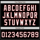 Custom Black White-Red Authentic Baseball Jersey