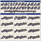 Custom Cream Royal-Gold Authentic Baseball Jersey
