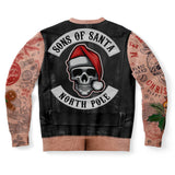 Sons Of Santa Biker Tattoo Ugly Sweatshirt