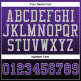 Custom Stitched Black Purple-Gray Fade Fashion Sports Pullover Sweatshirt Hoodie