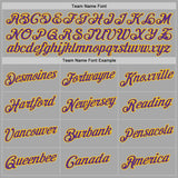 Custom Stitched Gray Purple-Gold Sports Pullover Sweatshirt Hoodie