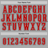 Custom Stitched Gray Orange-Black Sports Pullover Sweatshirt Hoodie