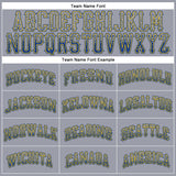 Custom Gray Royal-Gold Authentic Drift Fashion Baseball Jersey