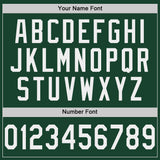 Custom Green White-Gold Authentic Baseball Jersey