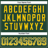 Custom Green Gold-White Authentic Drift Fashion Baseball Jersey