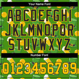 Custom Kelly Green Gold-Black 3D Pattern Design Authentic St. Patrick's Day Baseball Jersey